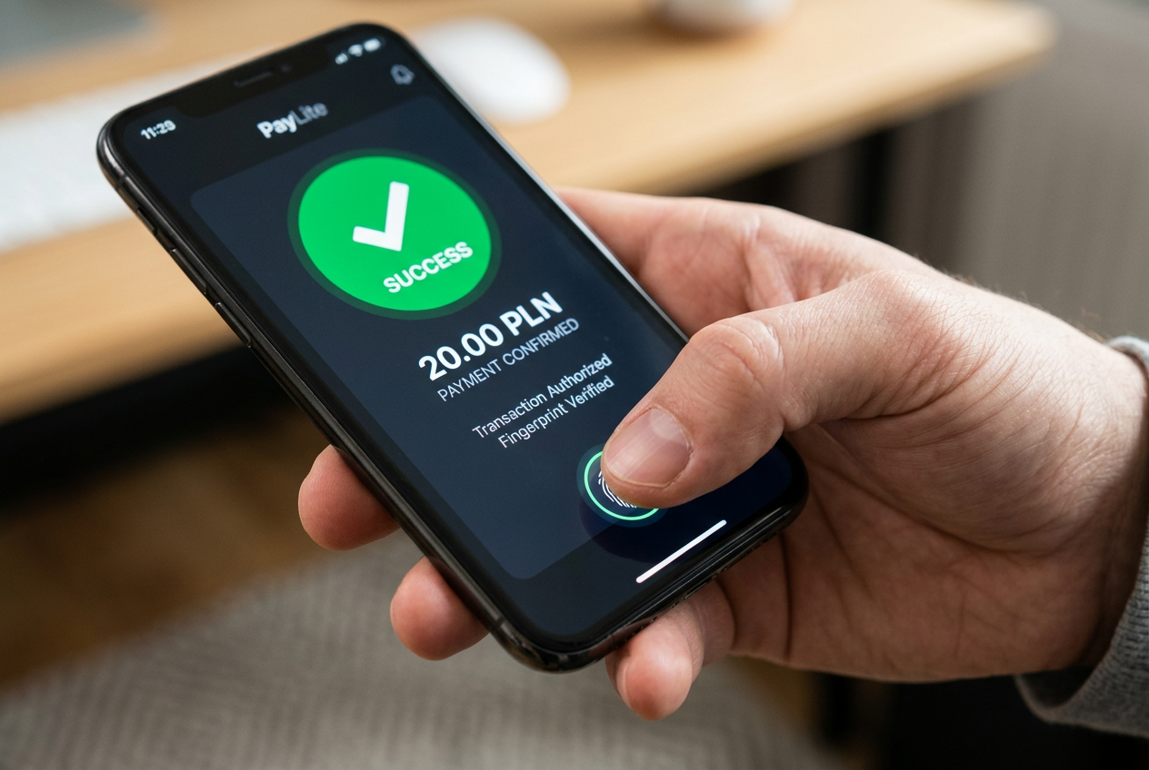 A secure mobile payment transaction for an online deposit.
